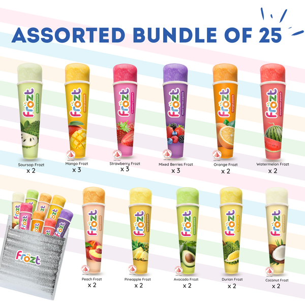 Assorted Bundle of 25 (Fruit Series)