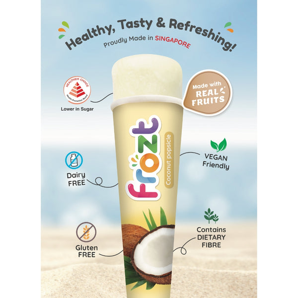 Frozt Coconut Multipack of 4 Popsicles