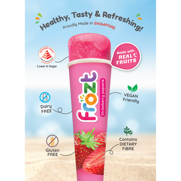 Frozt Strawberry Multipack of 4 Popsicles